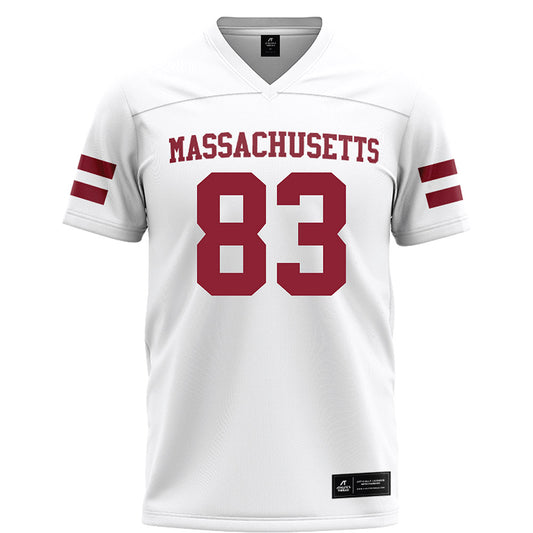 UMass - NCAA Football : Reece Adkins - White Football Jersey-0