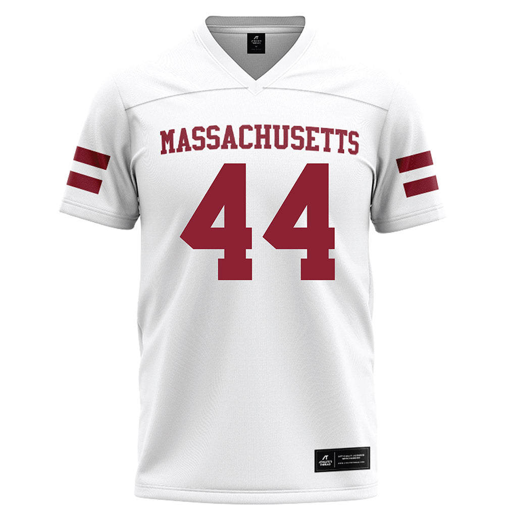 UMass - NCAA Football : Timmy Hinspeter - White Football Jersey-0