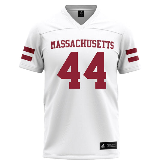 UMass - NCAA Football : Timmy Hinspeter - White Football Jersey-0