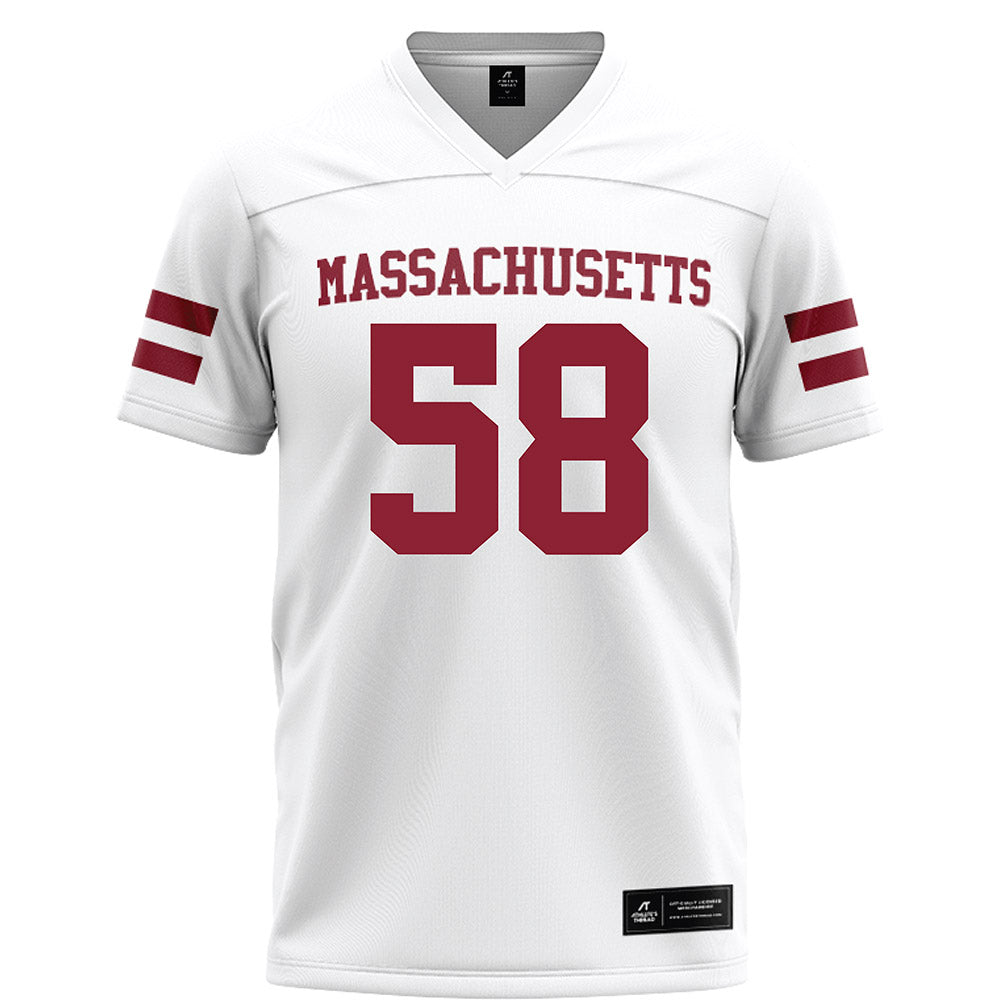 UMass - NCAA Football : Donovan Murphy - White Football Jersey-0
