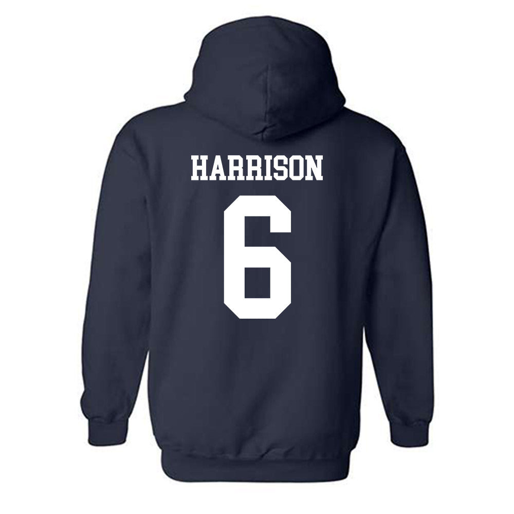 SSU - NCAA Baseball : Aryonis Harrison - Classic Shersey Hooded Sweatshirt-1