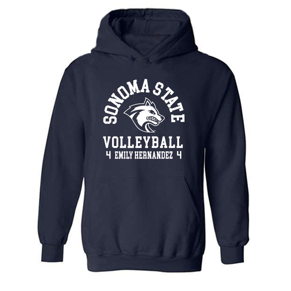 SSU - NCAA Women's Volleyball : emily hernandez - Hooded Sweatshirt