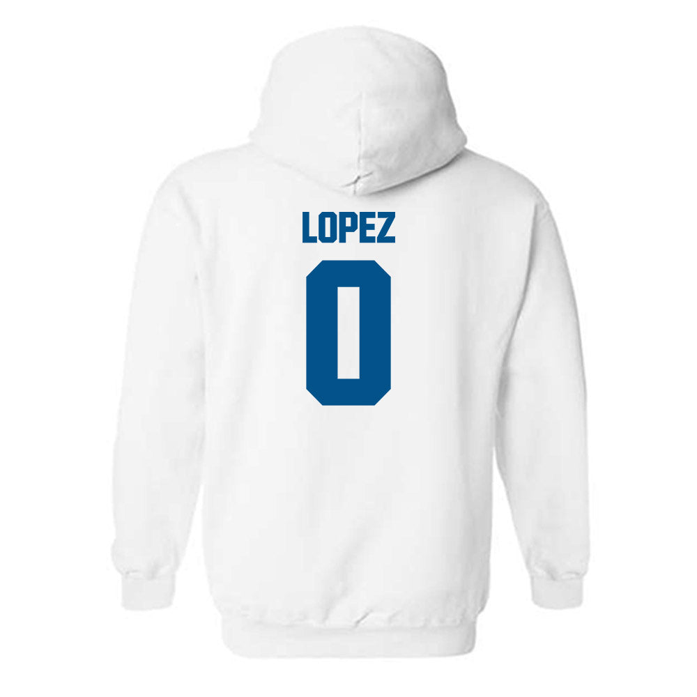  - NCAA Women's Basketball : Alysa Lopez - Classic Shersey Hooded Sweatshirt-1