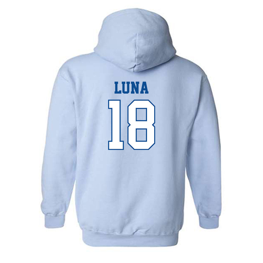 SSU - NCAA Baseball : Herman Luna - Classic Shersey Hooded Sweatshirt-1