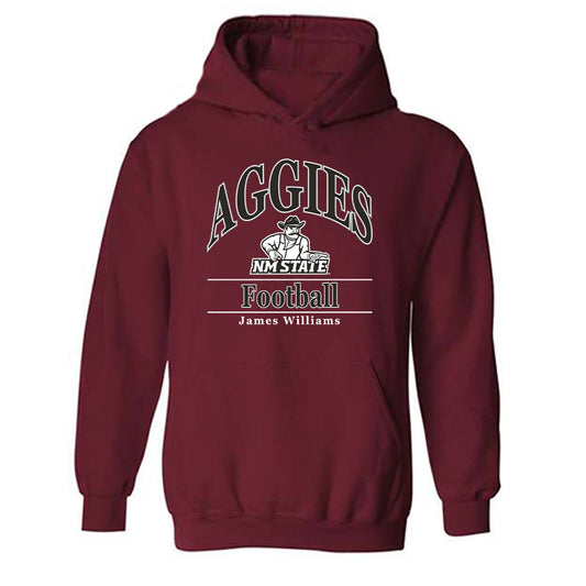 NMSU - NCAA Football : James Williams - Classic Fashion Shersey Hooded Sweatshirt-0