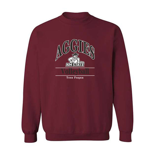 NMSU - NCAA Women's Volleyball : Tess Fuqua - Classic Fashion Shersey Crewneck Sweatshirt-0