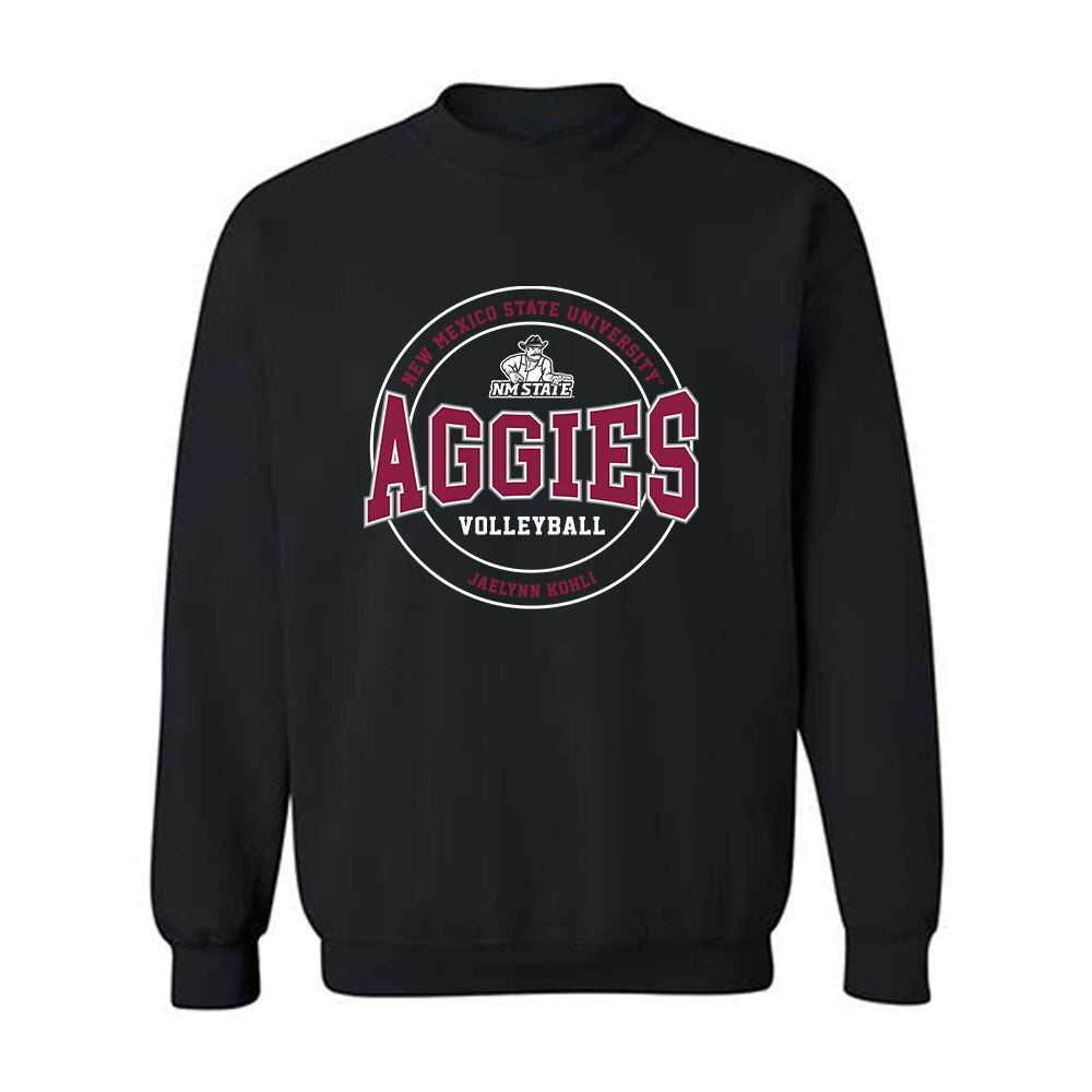 NMSU - NCAA Women's Volleyball : Jaelynn Kohli - Classic Fashion Shersey Crewneck Sweatshirt-0