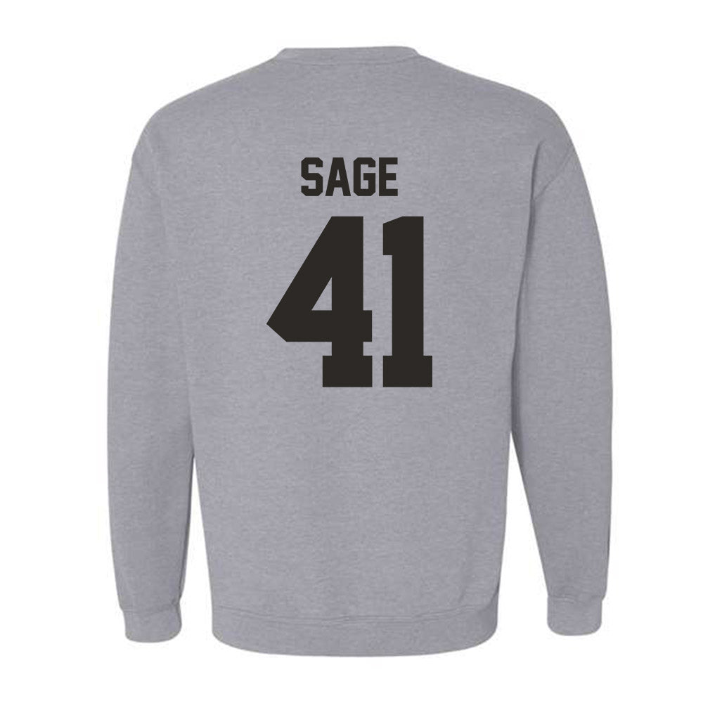 NMSU - NCAA Football : Braydyn Sage - Classic Fashion Shersey Crewneck Sweatshirt-1