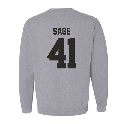 NMSU - NCAA Football : Braydyn Sage - Classic Fashion Shersey Crewneck Sweatshirt-1