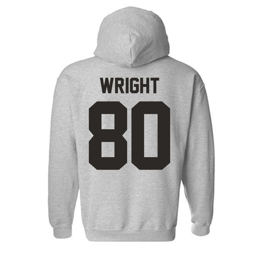 NMSU - NCAA Football : Izeyah Wright - Classic Fashion Shersey Hooded Sweatshirt-1