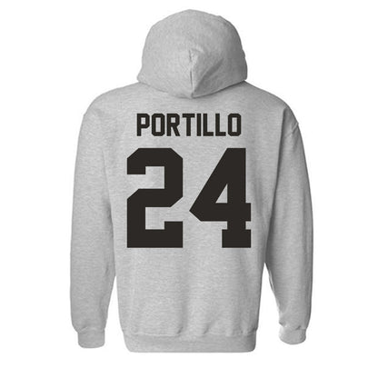 NMSU - NCAA Women's Soccer : Daniela Portillo - Classic Fashion Shersey Hooded Sweatshirt-1