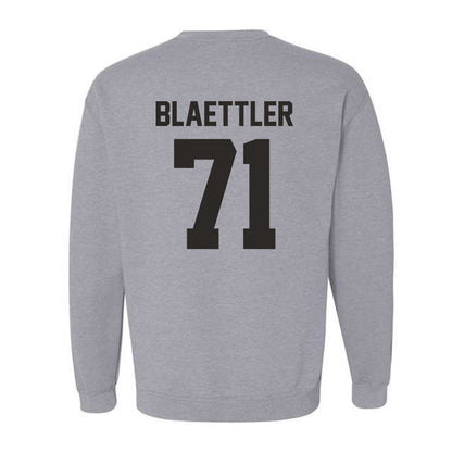 NMSU - NCAA Football : Evan Blaettler - Classic Fashion Shersey Crewneck Sweatshirt-1