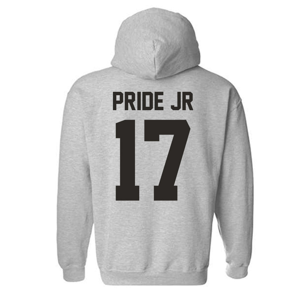 NMSU - NCAA Football : Tj Pride Jr - Classic Fashion Shersey Hooded Sweatshirt-1
