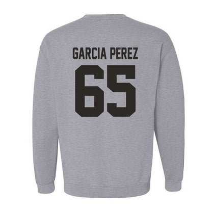 NMSU - NCAA Football : Isaiah Garcia Perez - Classic Fashion Shersey Crewneck Sweatshirt-1