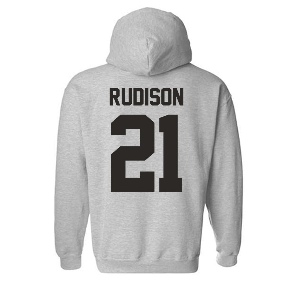 NMSU - NCAA Football : Isaiah Rudison - Classic Fashion Shersey Hooded Sweatshirt-1
