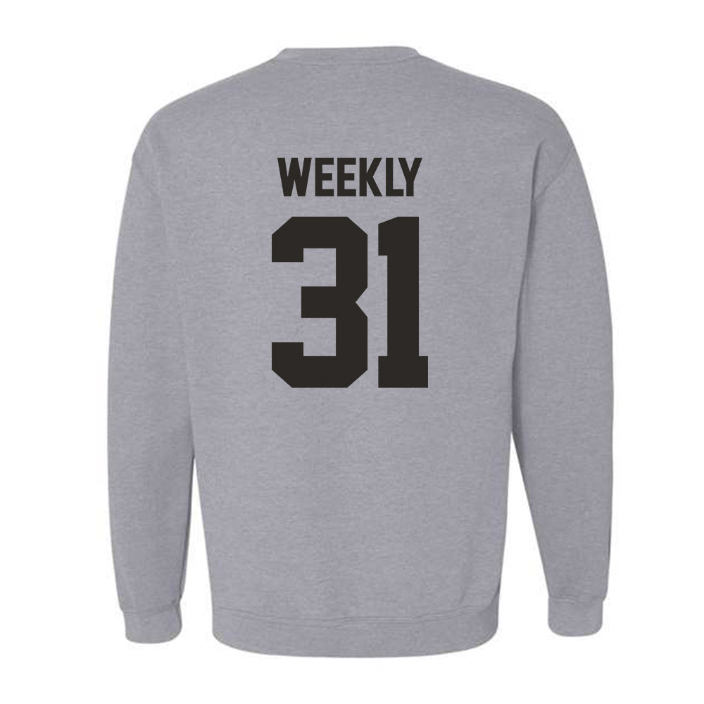 NMSU - NCAA Baseball : Dylan Weekly - Classic Fashion Shersey Crewneck Sweatshirt-1