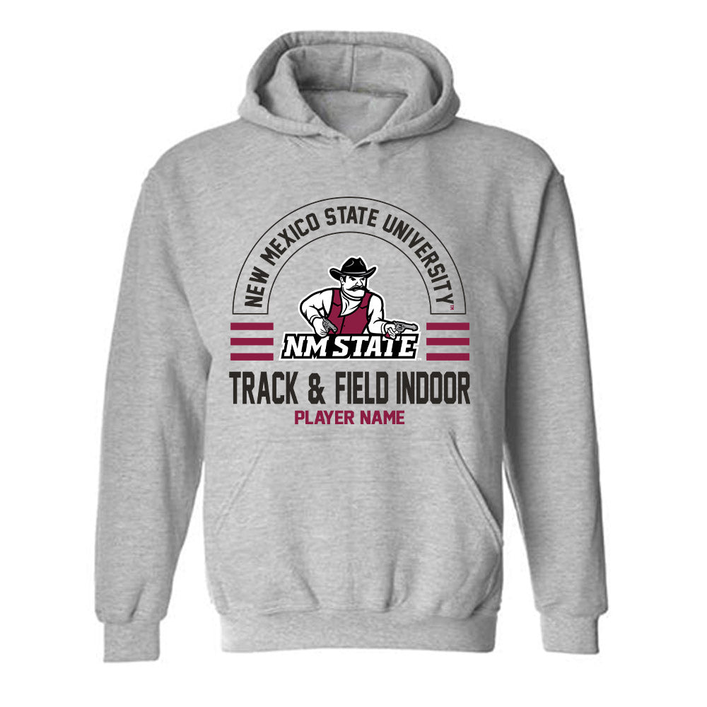 NMSU - NCAA Women's Track & Field : Presley Edwards - Classic Fashion Shersey Hooded Sweatshirt-0