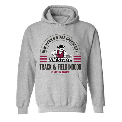 NMSU - NCAA Women's Track & Field : Presley Edwards - Classic Fashion Shersey Hooded Sweatshirt-0