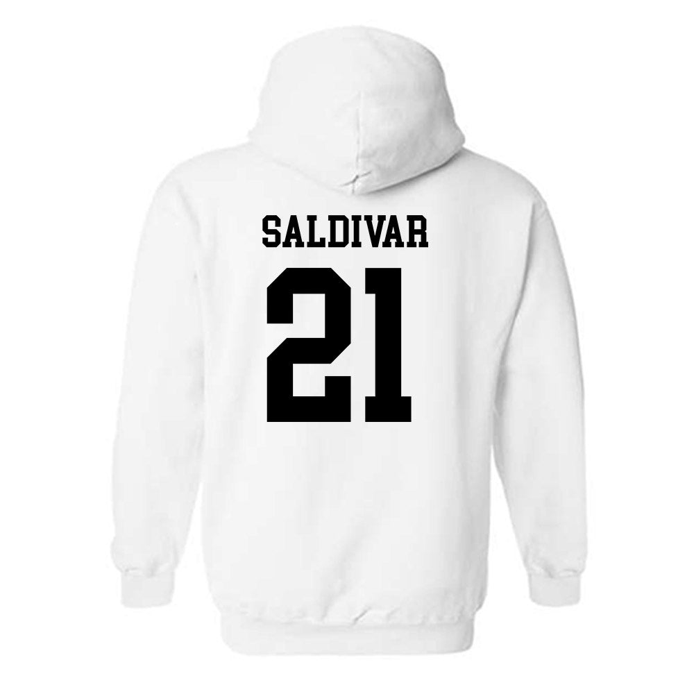 NMSU - NCAA Women's Volleyball : Lilliana Saldivar - Classic Fashion Shersey Hooded Sweatshirt-1