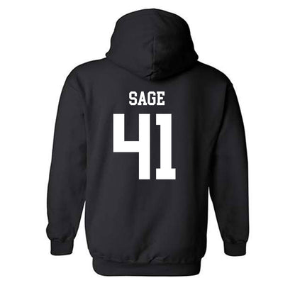 NMSU - NCAA Football : Braydyn Sage - Classic Fashion Shersey Hooded Sweatshirt-1