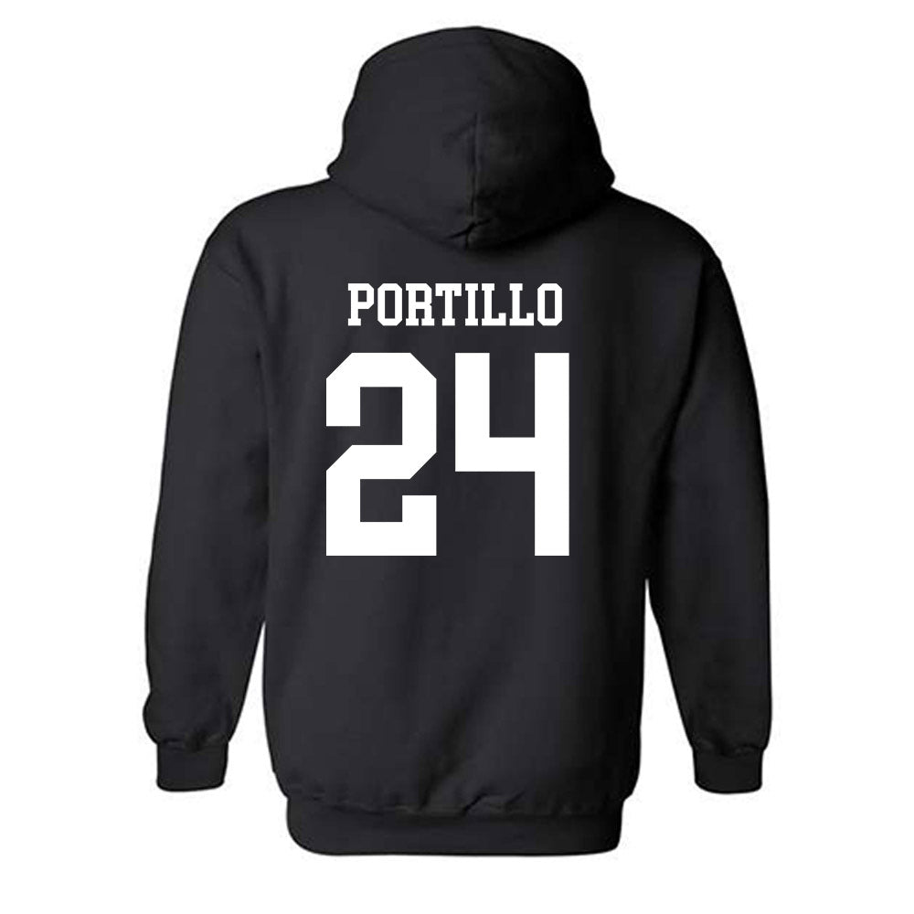 NMSU - NCAA Women's Soccer : Daniela Portillo - Classic Fashion Shersey Hooded Sweatshirt-1