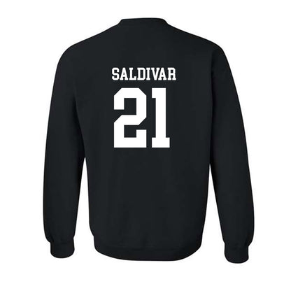 NMSU - NCAA Women's Volleyball : Lilliana Saldivar - Classic Fashion Shersey Crewneck Sweatshirt-1