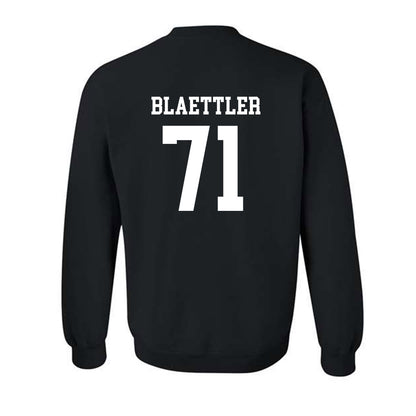 NMSU - NCAA Football : Evan Blaettler - Classic Fashion Shersey Crewneck Sweatshirt-1