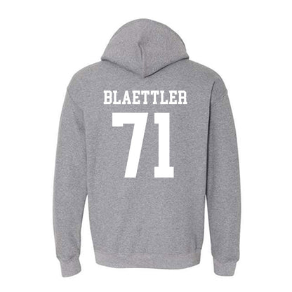 NMSU - NCAA Football : Evan Blaettler - Classic Fashion Shersey Hooded Sweatshirt-1