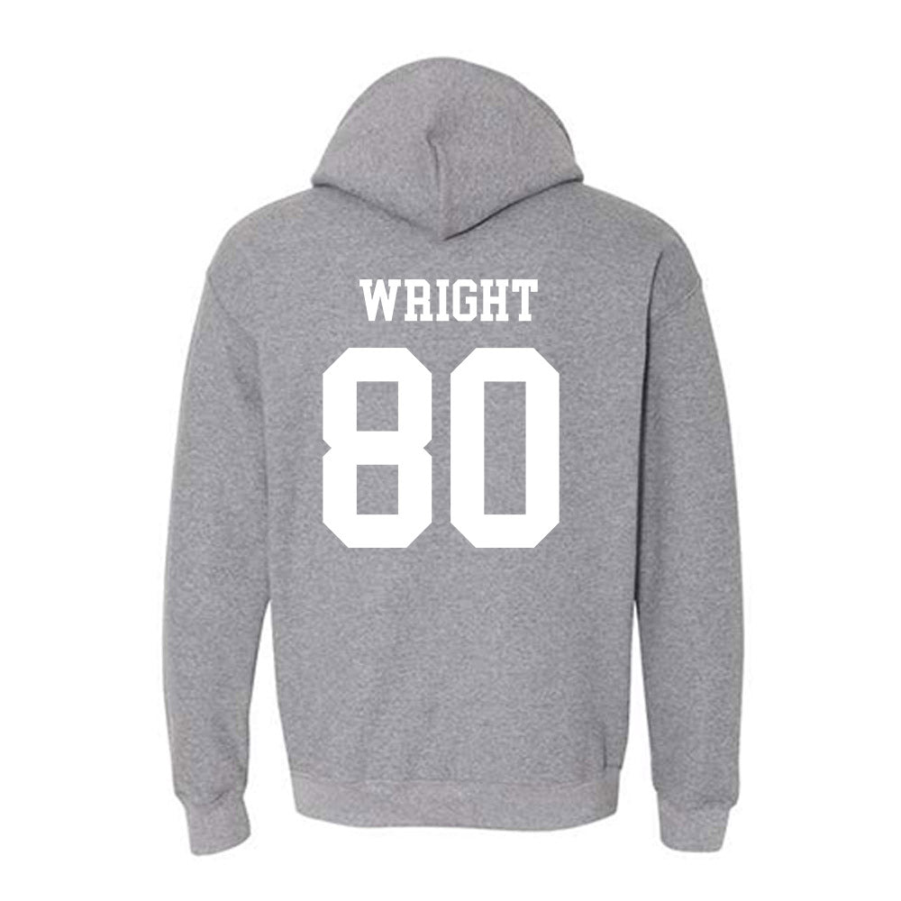 NMSU - NCAA Football : Izeyah Wright - Classic Fashion Shersey Hooded Sweatshirt-1