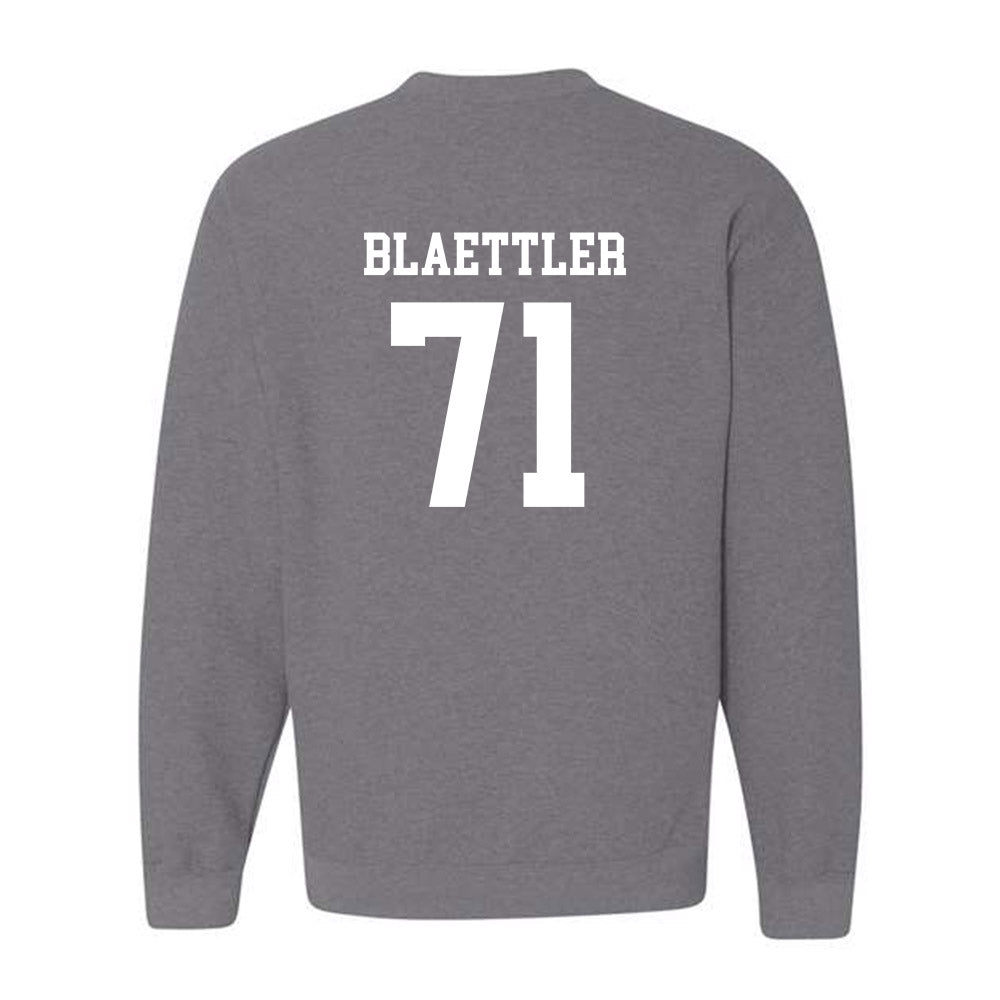 NMSU - NCAA Football : Evan Blaettler - Classic Fashion Shersey Crewneck Sweatshirt-1