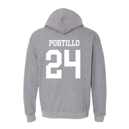 NMSU - NCAA Women's Soccer : Daniela Portillo - Classic Fashion Shersey Hooded Sweatshirt-1
