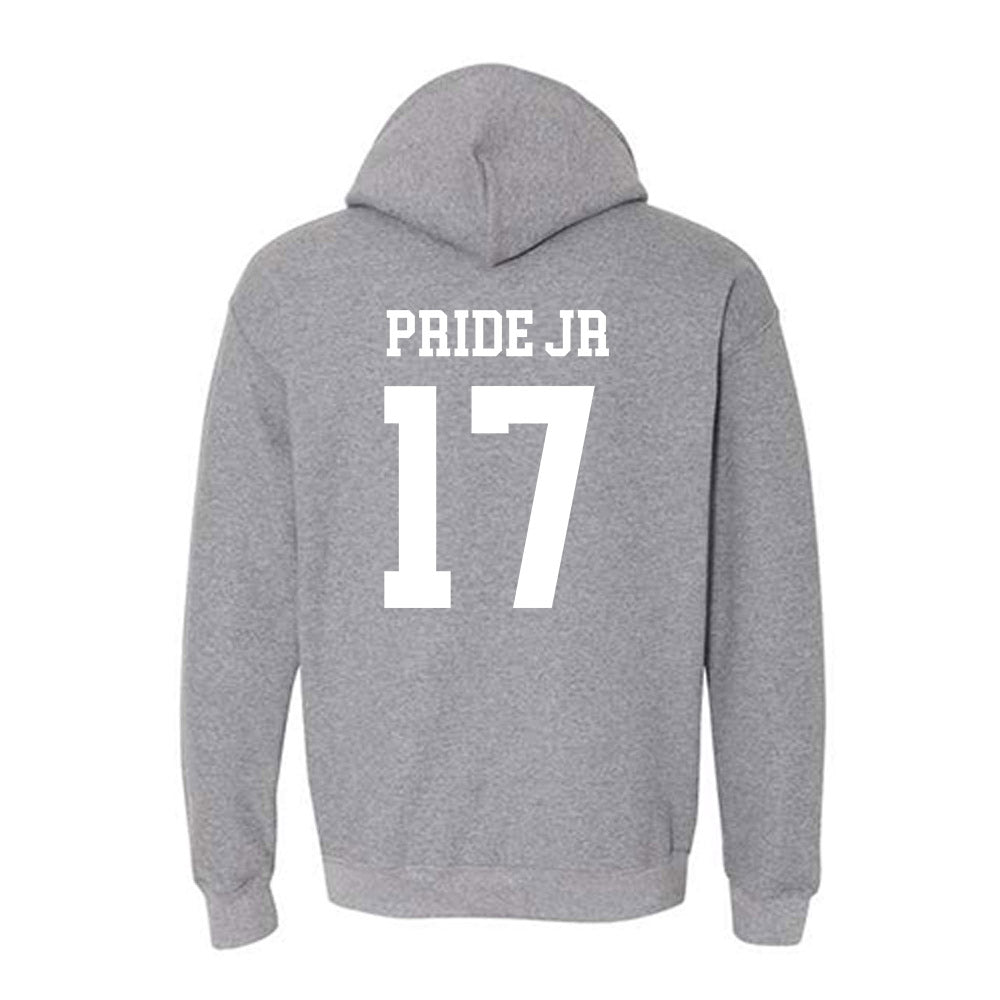 NMSU - NCAA Football : Tj Pride Jr - Classic Fashion Shersey Hooded Sweatshirt-1