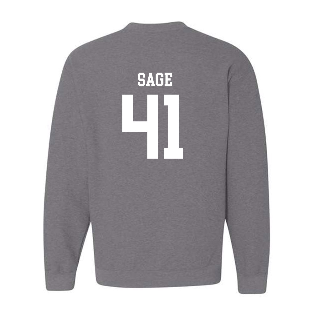 NMSU - NCAA Football : Braydyn Sage - Classic Fashion Shersey Crewneck Sweatshirt-1