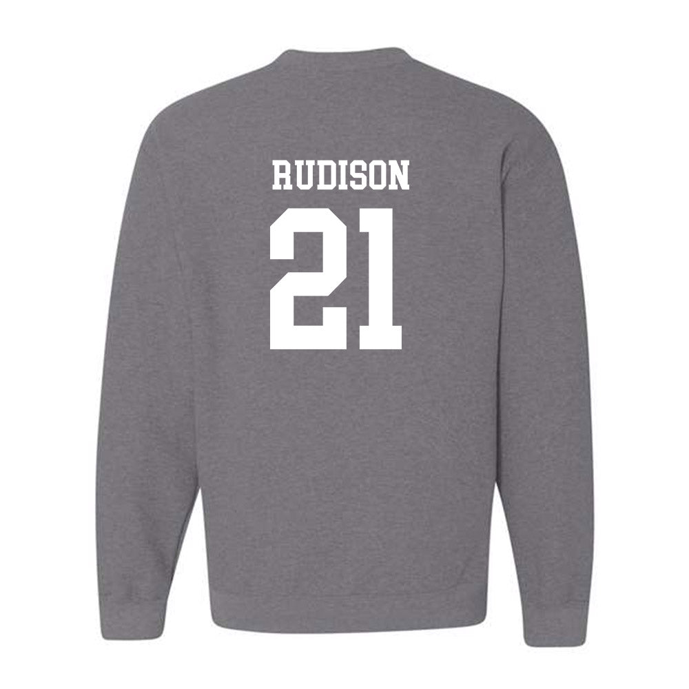NMSU - NCAA Football : Isaiah Rudison - Classic Fashion Shersey Crewneck Sweatshirt-1