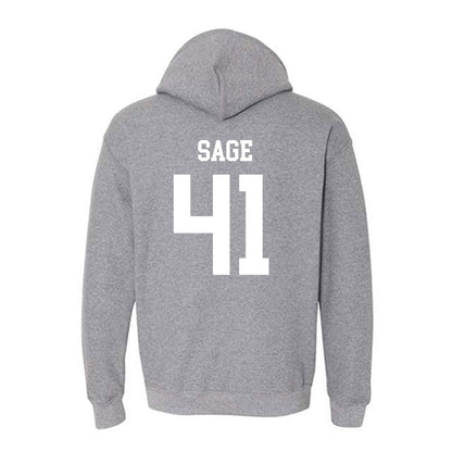 NMSU - NCAA Football : Braydyn Sage - Classic Fashion Shersey Hooded Sweatshirt-1