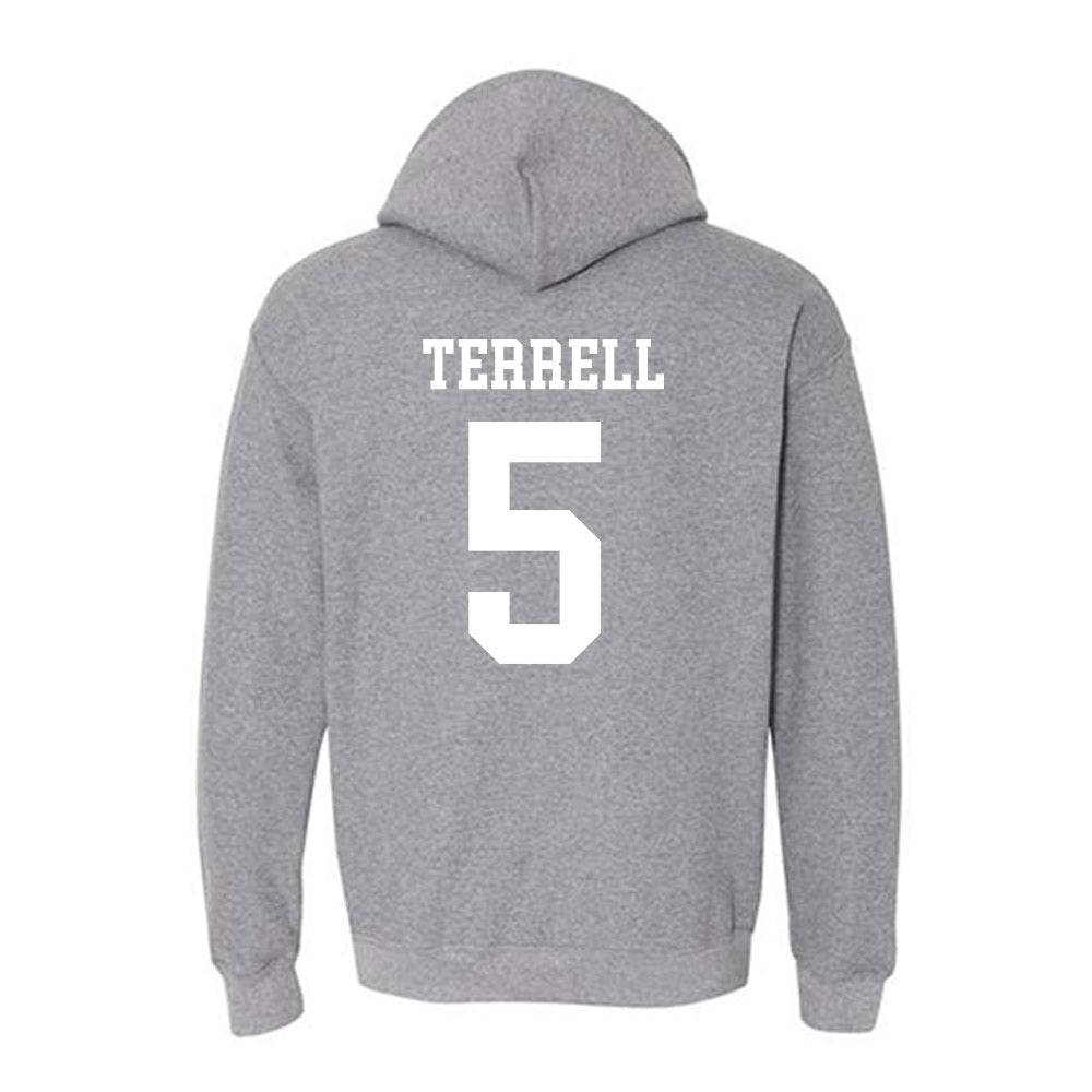 NMSU - NCAA Men's Basketball : Chris Terrell - Classic Fashion Shersey Hooded Sweatshirt-1