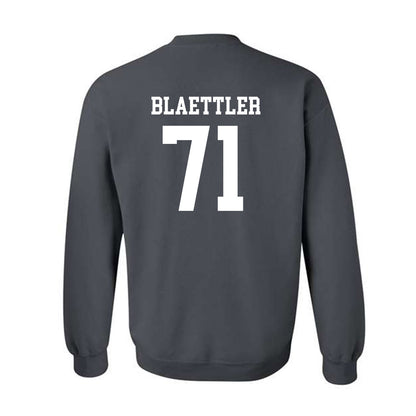 NMSU - NCAA Football : Evan Blaettler - Classic Fashion Shersey Crewneck Sweatshirt-1