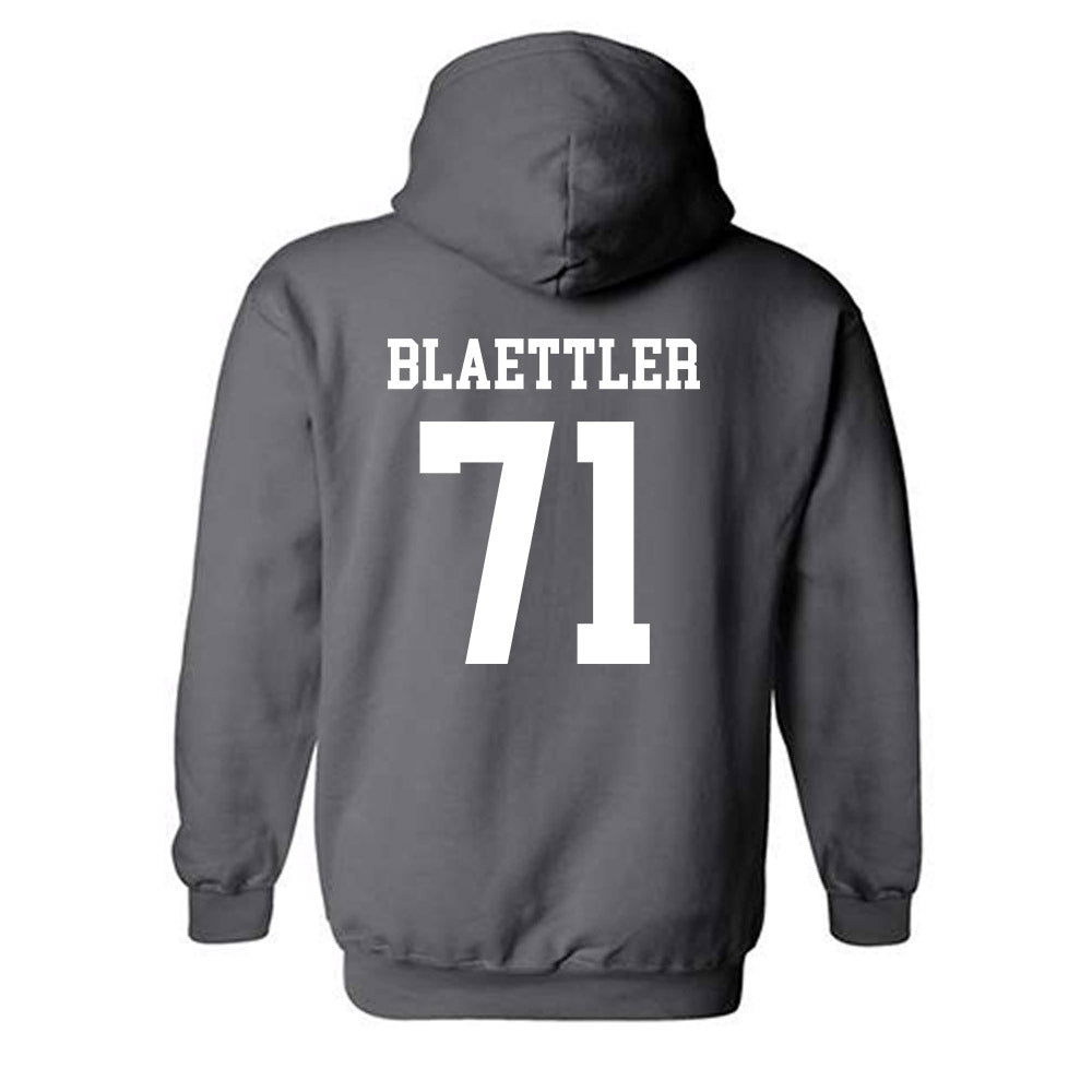 NMSU - NCAA Football : Evan Blaettler - Classic Fashion Shersey Hooded Sweatshirt-1