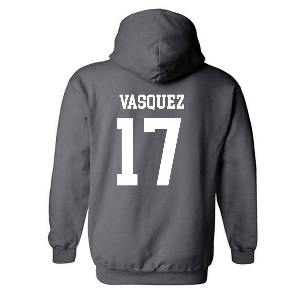 NMSU - NCAA Women's Volleyball : Jazlyn Vasquez - Classic Fashion Shersey Hooded Sweatshirt-1