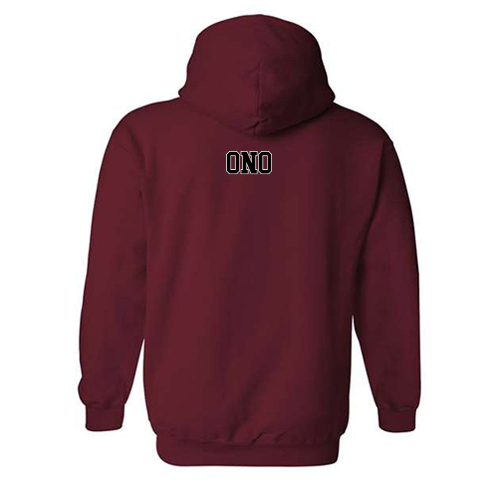 NMSU - NCAA Women's Swimming & Diving : Megan Ono - Classic Shersey Hooded Sweatshirt-1