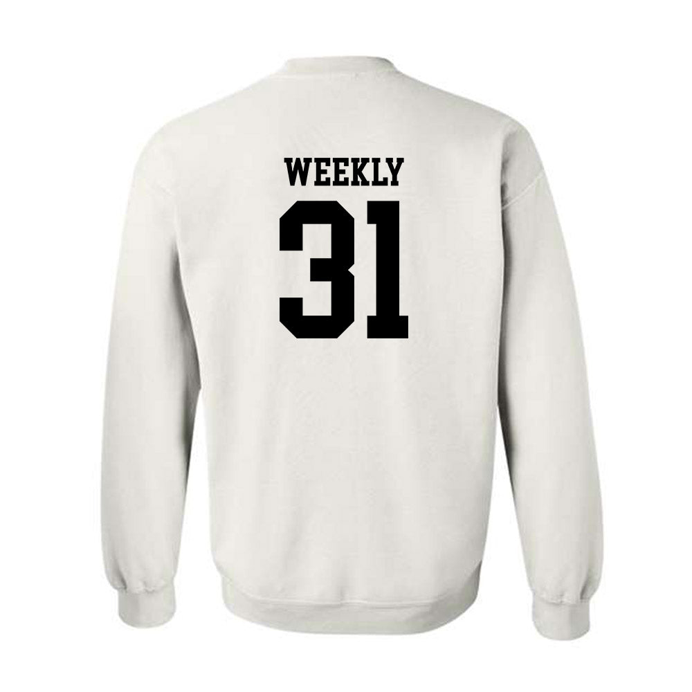 NMSU - NCAA Baseball : Dylan Weekly - Classic Shersey Crewneck Sweatshirt-1