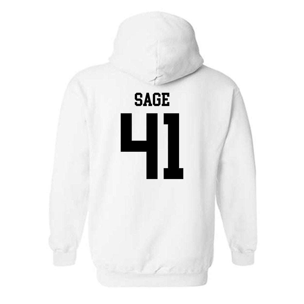 NMSU - NCAA Football : Braydyn Sage - Classic Shersey Hooded Sweatshirt-1