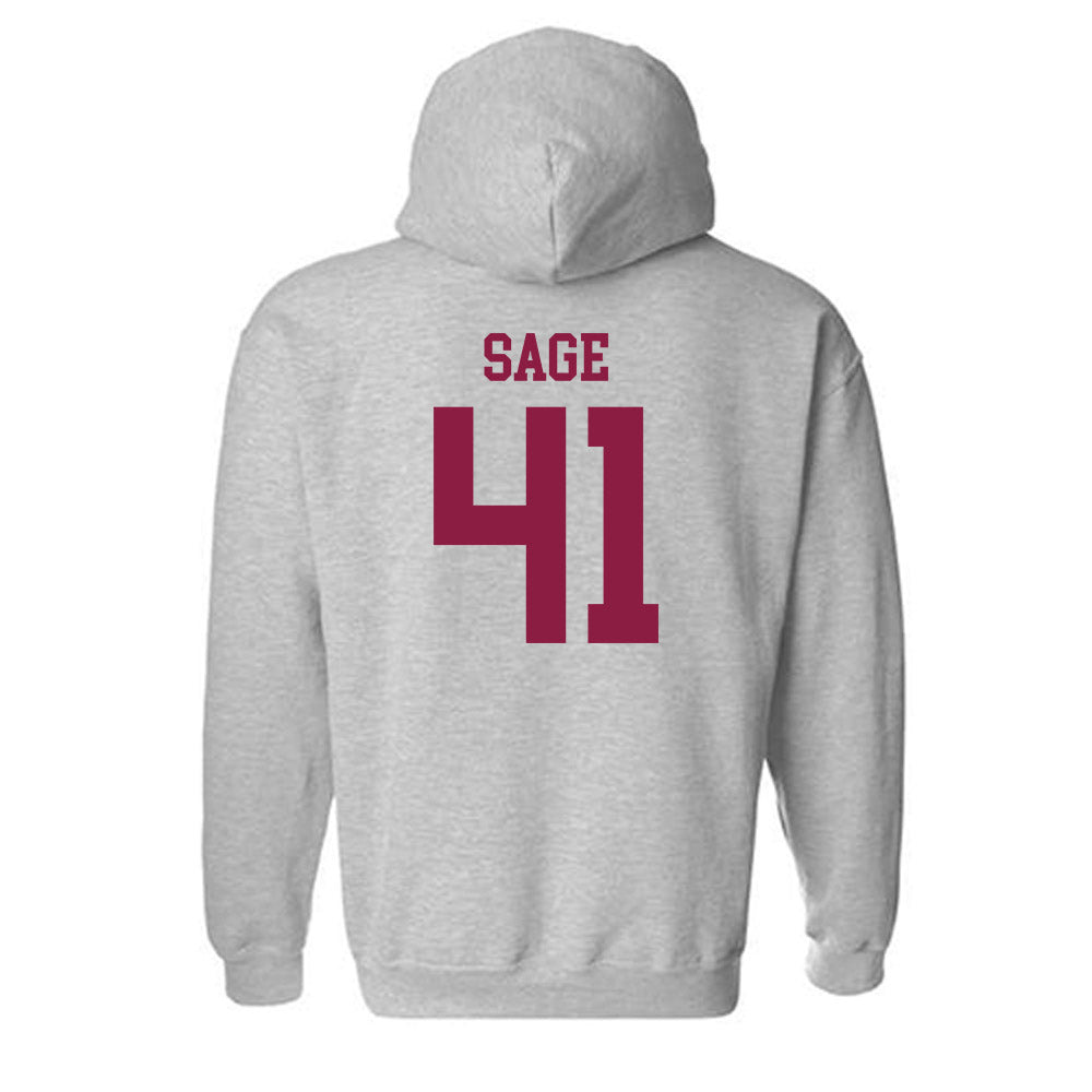 NMSU - NCAA Football : Braydyn Sage - Classic Shersey Hooded Sweatshirt-1