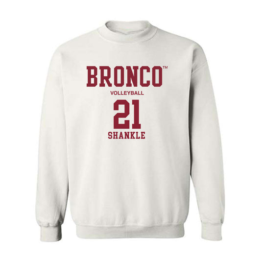 SCU - NCAA Women's Volleyball : Bryn Shankle - Classic Fashion Shersey Crewneck Sweatshirt-0