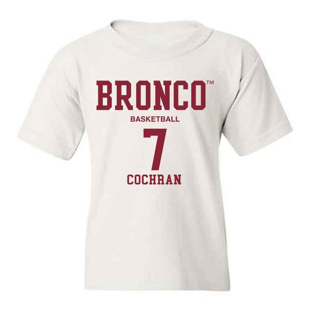 SCU - NCAA Men's Basketball : KJ Cochran - Classic Fashion Shersey Youth T-Shirt-0
