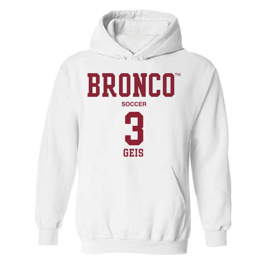 SCU - NCAA Women's Soccer : Jordan Geis - Classic Fashion Shersey Hooded Sweatshirt-0
