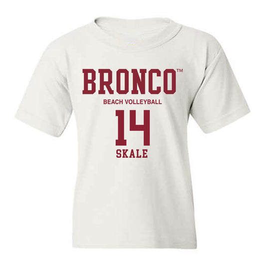 SCU - NCAA Beach Volleyball : Ellie Skale - Classic Fashion Shersey Youth T-Shirt-0