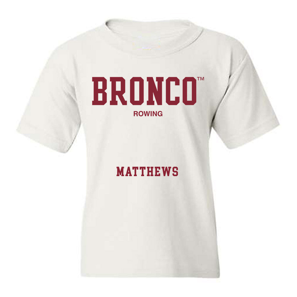 SCU - NCAA Women's Rowing : Dominique Matthews - Classic Fashion Shersey Youth T-Shirt-0