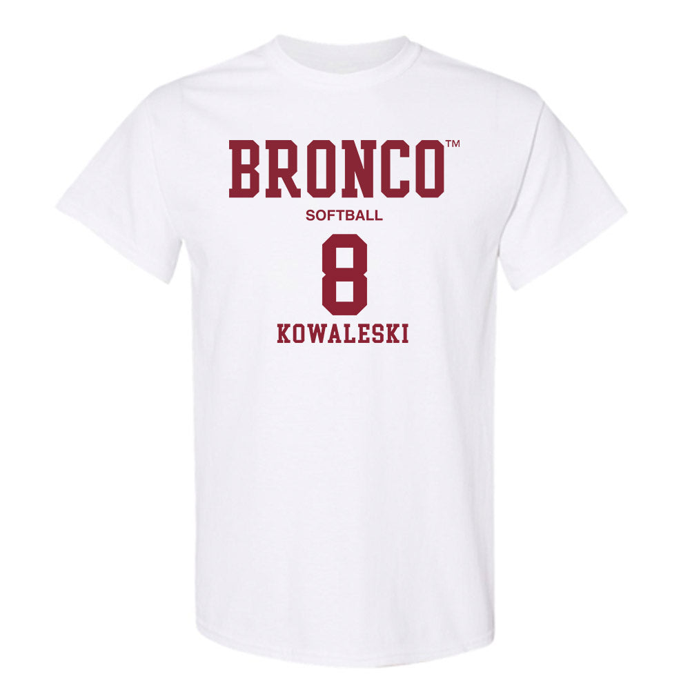 SCU - NCAA Softball : Cienna Kowaleski - Classic Fashion Shersey T-Shirt-0