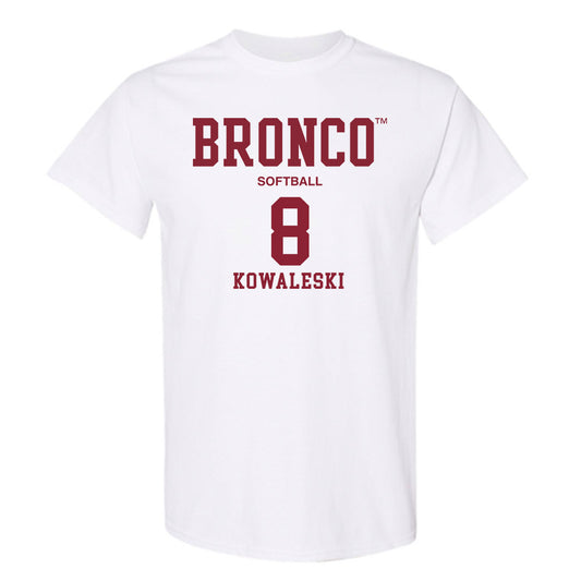SCU - NCAA Softball : Cienna Kowaleski - Classic Fashion Shersey T-Shirt-0